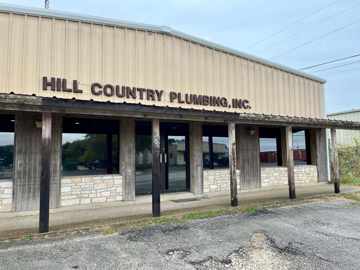 The Hill Country Plumbing, Inc. shop at 122 Industrial Drive in Boerne, Texas